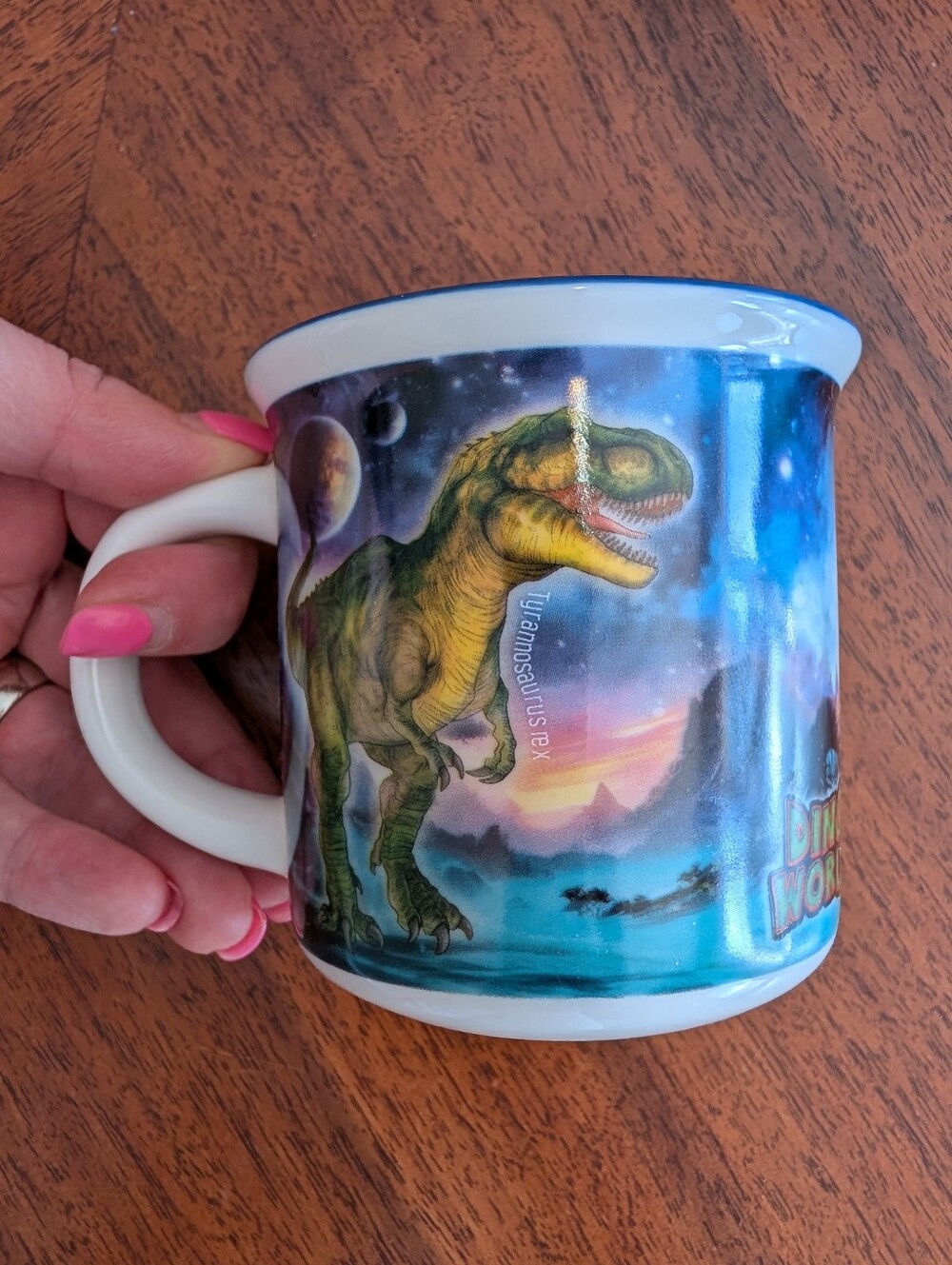Dino World T-Rex Dinosaur Ceramic Mug Depesche Germany New in Box